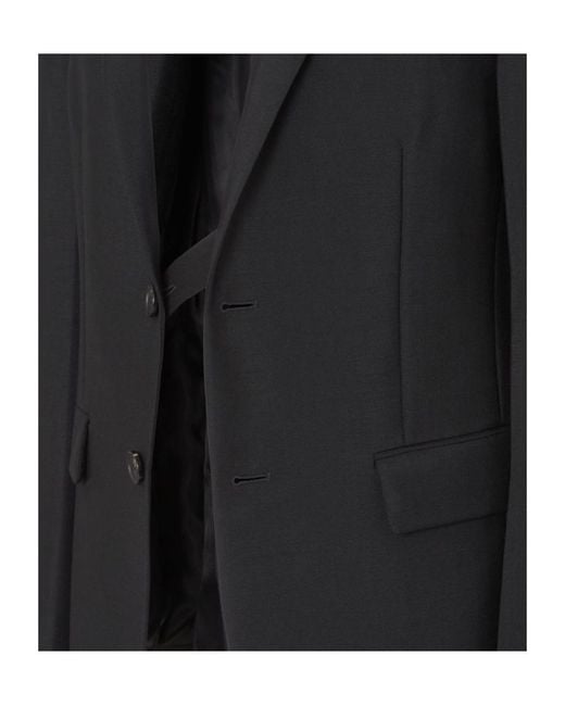 Fendi Black Single Breasted Tailored Jacket