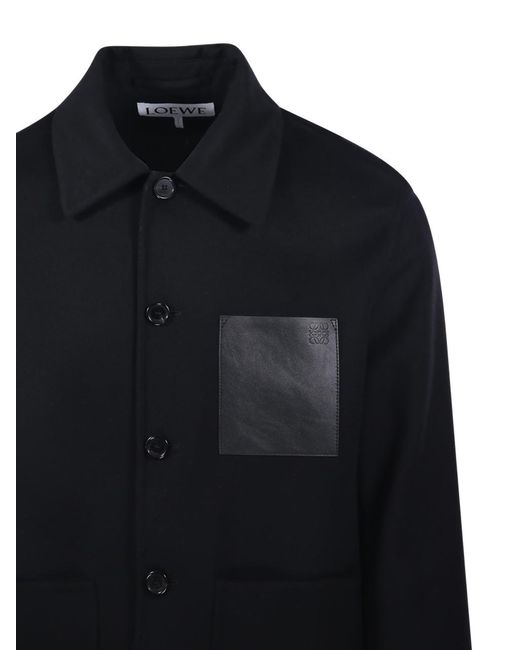 Loewe Blue Workwear Jacket for men