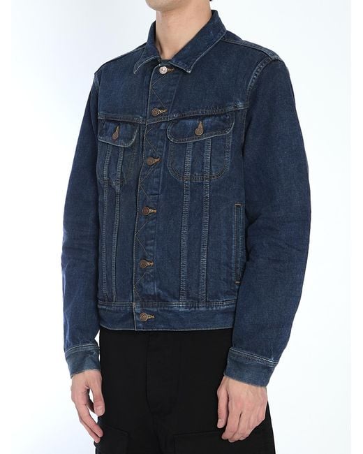 Céline Blue Trucker Jacket for men