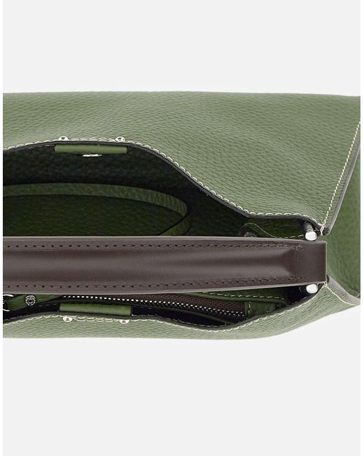 Gianni Chiarini Green Aurora Top Handle Bag