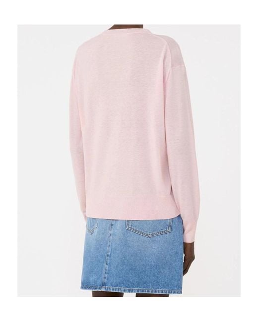 Weekend by Maxmara Pink Wkdvento Crew-Neck Sweater