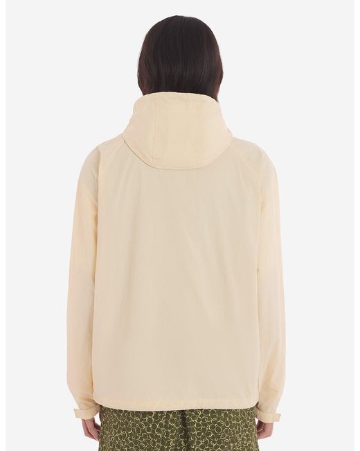 Maison Kitsuné Natural Chillax Fox Hooded Windbreaker for men