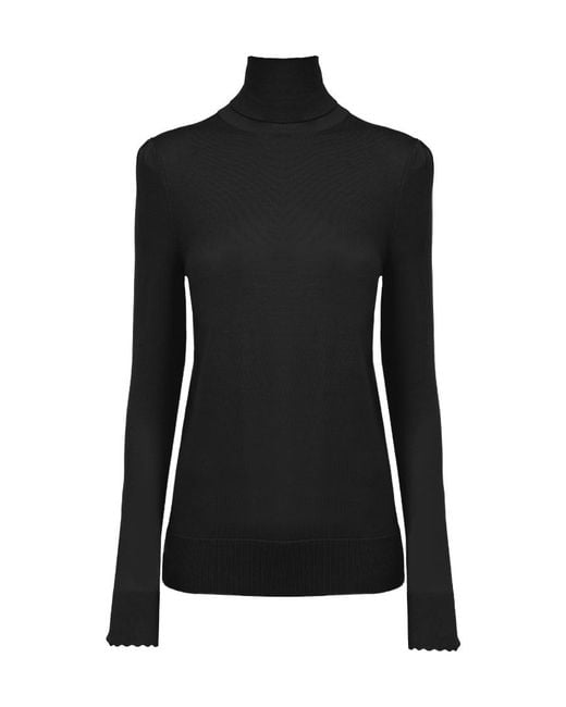 Chloé Black Chloé Turtleneck Knitted Jumper