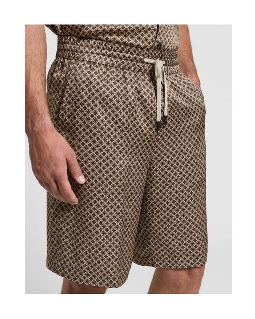 Peserico Natural Jogger Bermuda Shorts for men