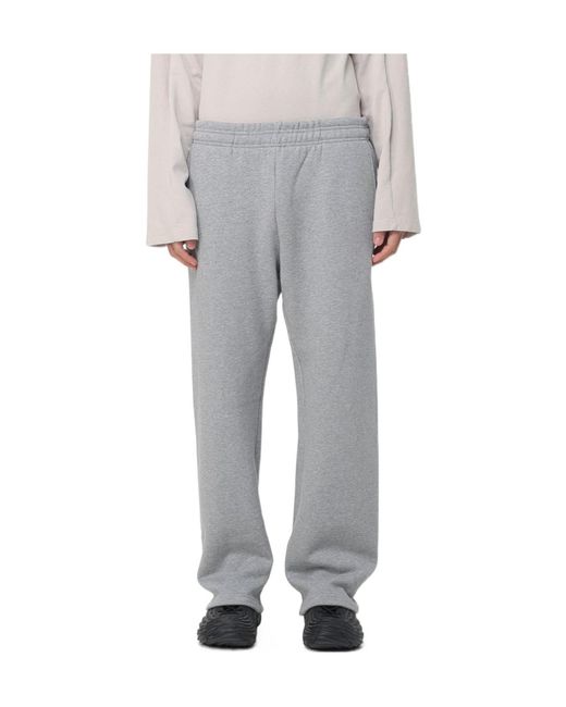 Entire studios White Straight-Leg Elastic Waistband Sweatpants for men