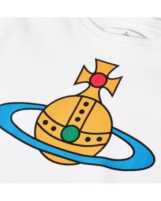 Vivienne Westwood White Viv Os Baby Tee