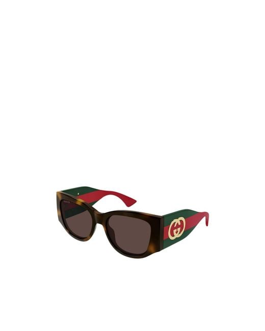Gucci Black Eyewear Cat-Eye Frame Sunglasses for men