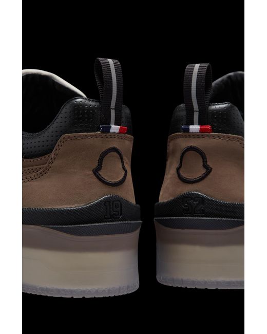 Moncler Brown Pivot Panelled Sneakers for men