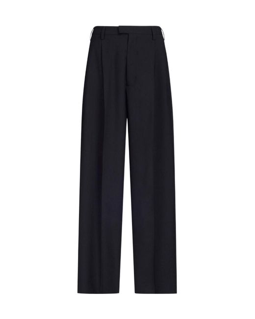 Marni Blue Tapered Leg Trousers