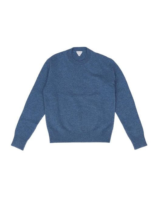 Bottega Veneta Blue Long Sleeved Knitted Jumper
