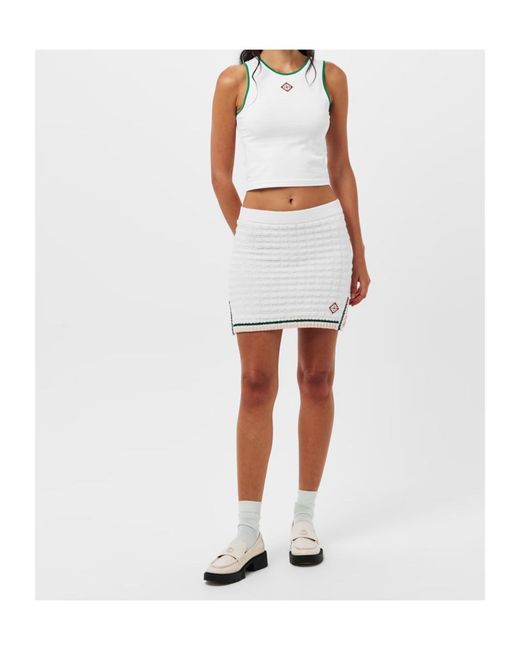Casablanca White Logo Patch Vest