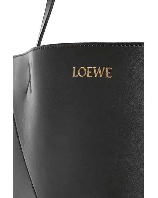 Loewe Black Xxl Puzzle Fold Tote Bag for men