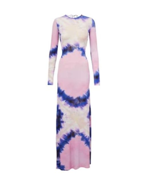 Rabanne Purple Dyed Maxi Dress
