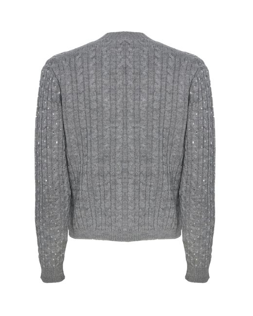 Max Mara Gray Studio Ussuri Crewneck Jumper