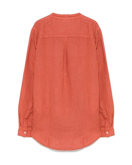 Fay Orange Long-Sleeved Shirt