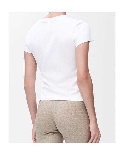 Loewe White Small Fit T-Shirt