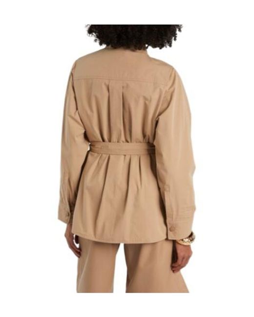 Yves Salomon Natural Lightweight Cotton Jacket