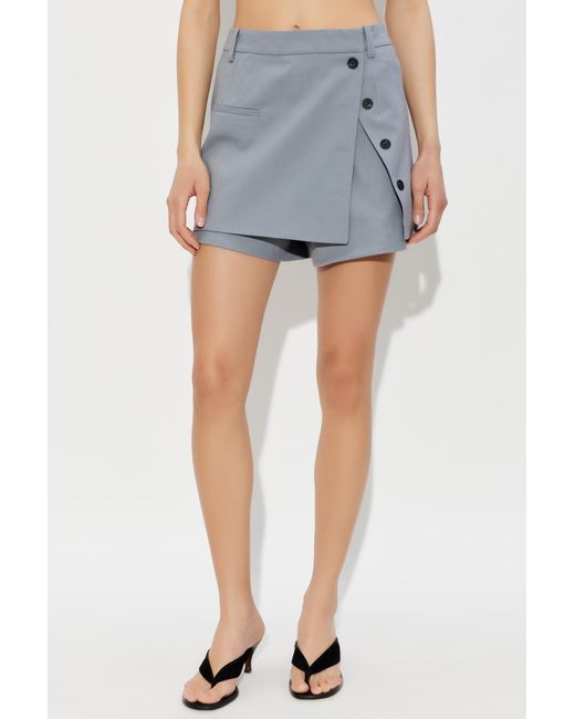 IRO Gray Belt Loop Shorts