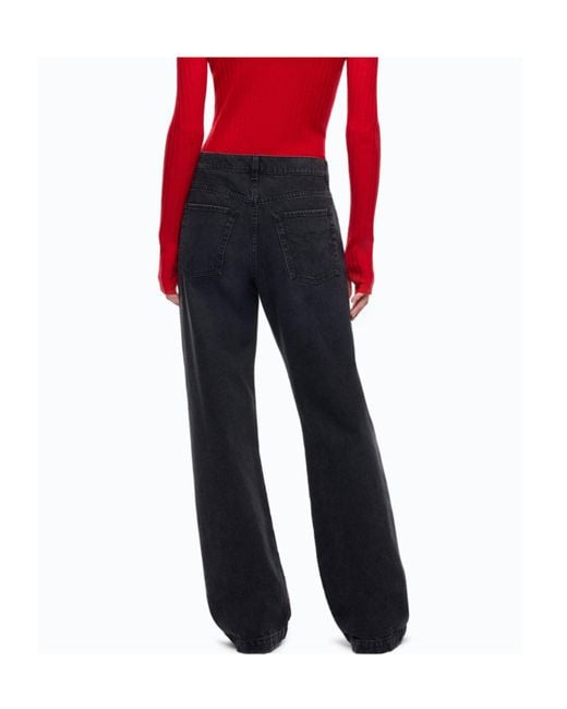 Pinko Blue Wide-Leg Jeans