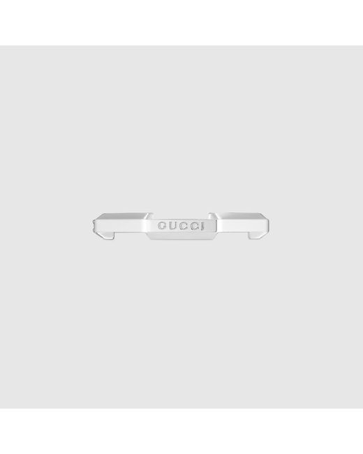 Gucci White Link To Love Diamond 18K Ring