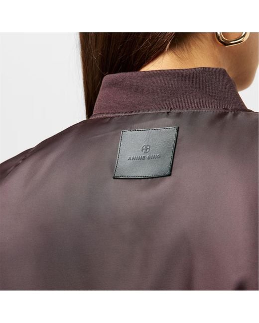 Anine Bing Brown Long-Sleeved Casual Jacket