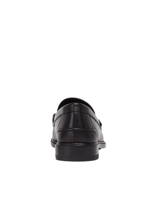 Fendi Black Ff Squared Loafers for men