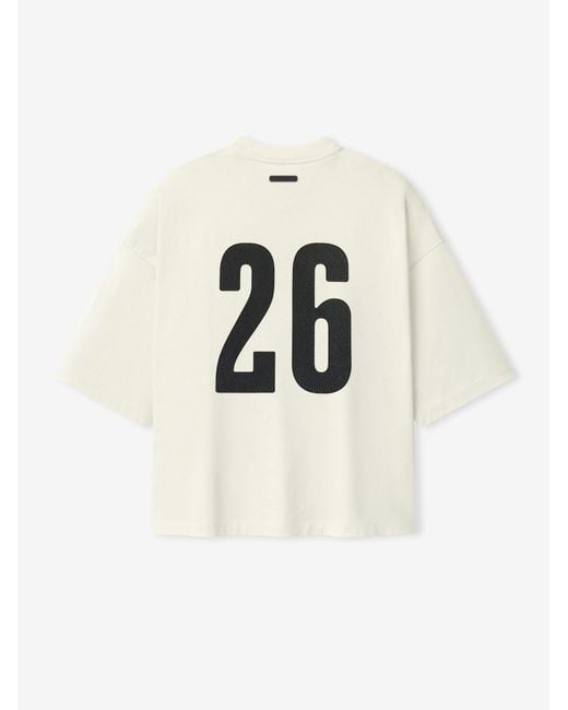 Fear Of God White Merch Tee Boxy Fit for men