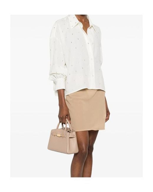Fabiana Filippi White Long-Sleeved Shirt