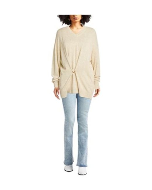 Isabel Marant Natural Wool Knit Top