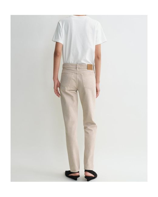 Totême Natural Belt-Loop Jeans