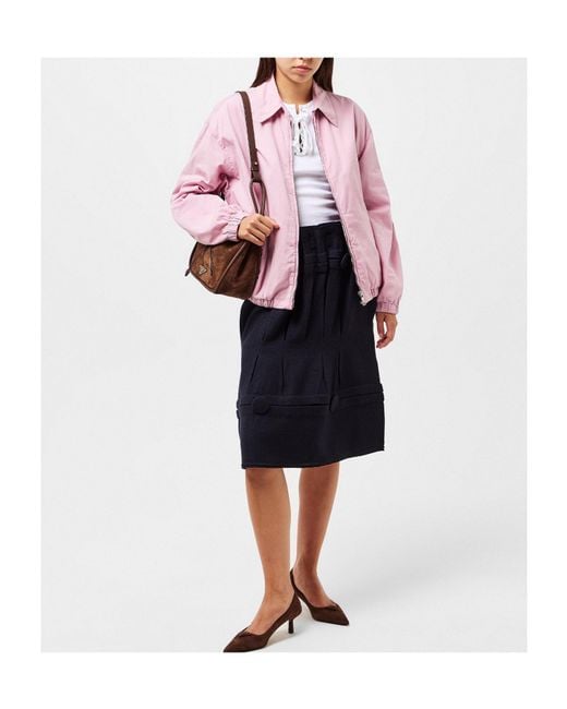 Prada Pink Long-Sleeve Casual Jacket
