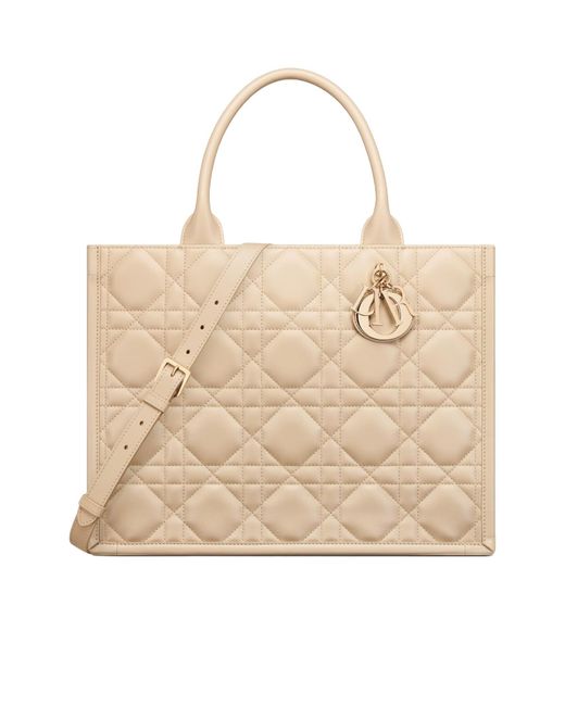 Dior Natural Medium Book Tote