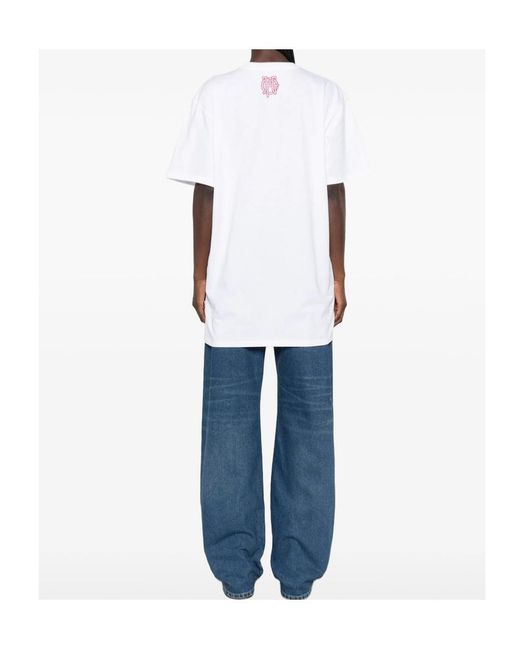 Jean Paul Gaultier White Short-Sleeved T-Shirt