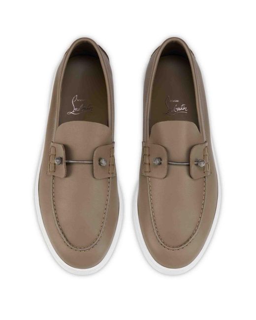 Christian Louboutin Brown Chambeliboat Yacht for men