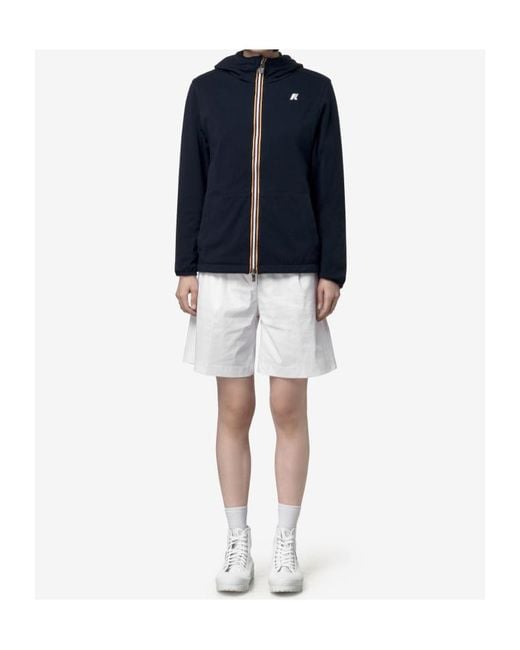 K-Way Blue Jake Reversible Interlock Jacket for men