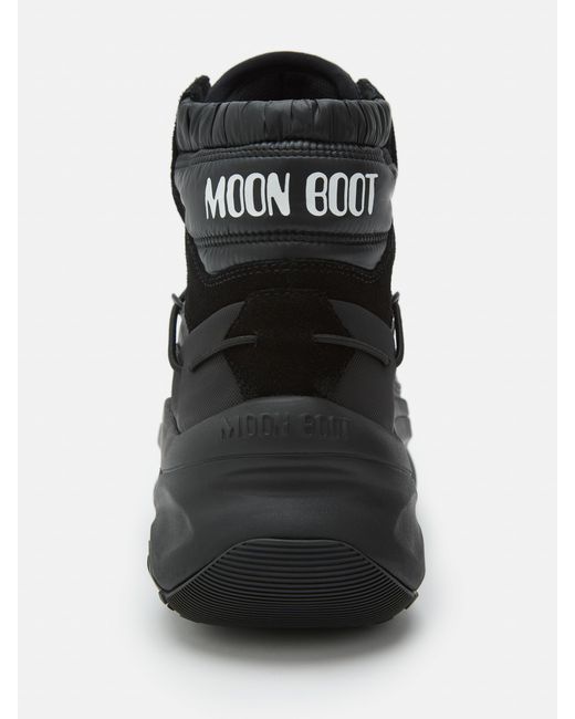 Moon Boot Black Moon 247 Xlace Mid-Top Sneakers for men