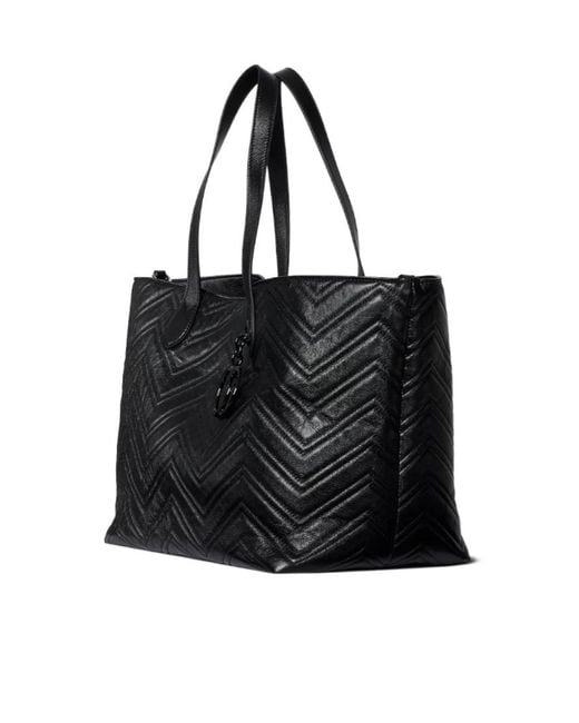 Gucci Black Gg Marmont Large Tote Bag