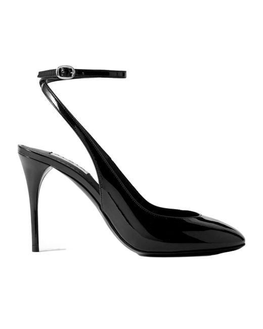 Alaïa Black Patent Leather High Heels