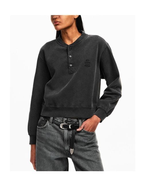 Isabel Marant Gray Crew Neck Sweatshirt