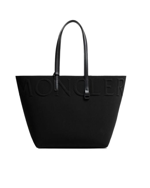 Moncler Black Very Mini Tote Bag