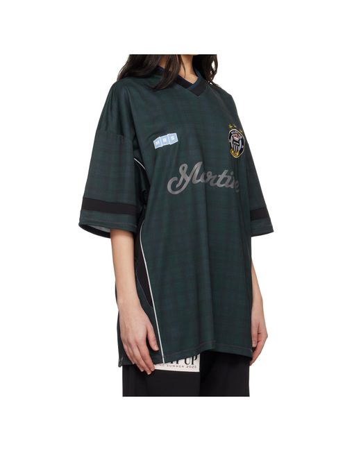 Martine Rose Blue Football T-Shirt