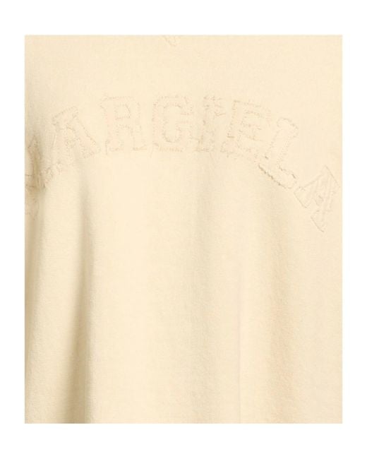 Maison Margiela Natural Crew-Neck Sweatshirt