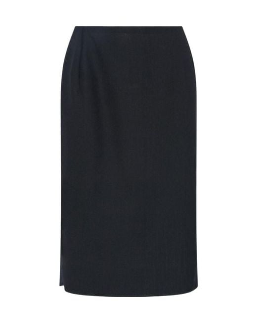 The Row Black Colm Skirt