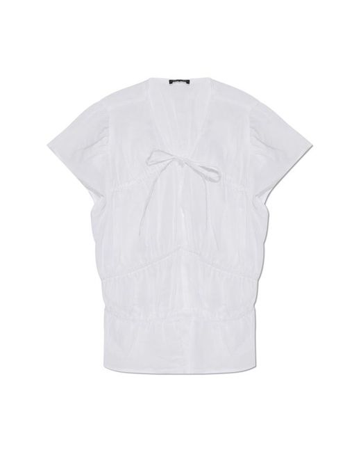 Rag & Bone White Tie-Drape Cardigan