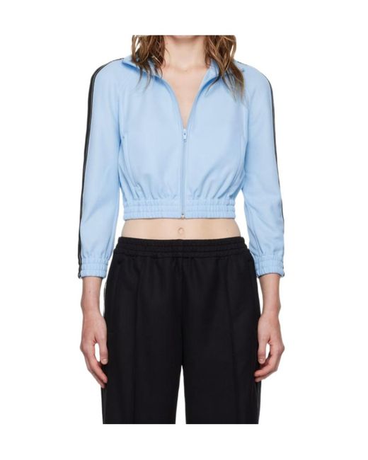 Alexander Wang Blue Logo Tape Casual Jacket