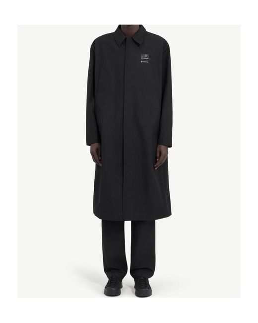 MM6 MAISON MARGIELA X SALOMON Black Mm6 X Salomon Gore-Tex Trench Coat for men