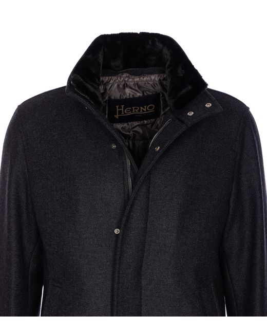 Herno Blue Coats for men
