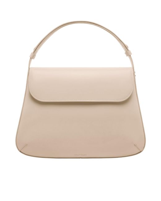 Courreges Natural Flip Handbag