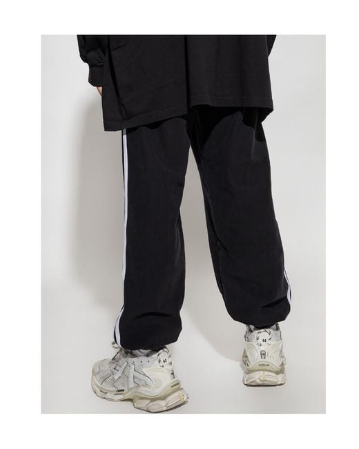 Balenciaga Blue X Adidas Logo Sweatpants