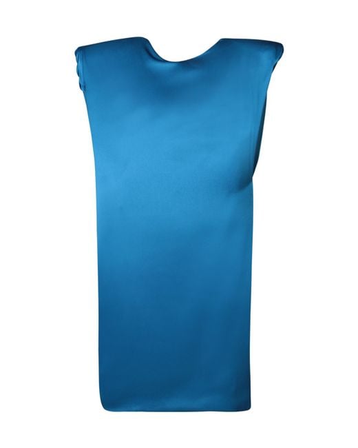RED Valentino Blue Sleeveless Dress